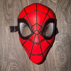 Hasbro Red and Black Spider-Man Face Mask Costume